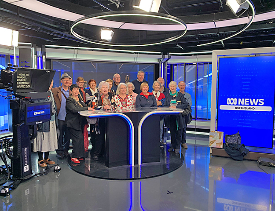 Sherwood Probus Club at ABC studios